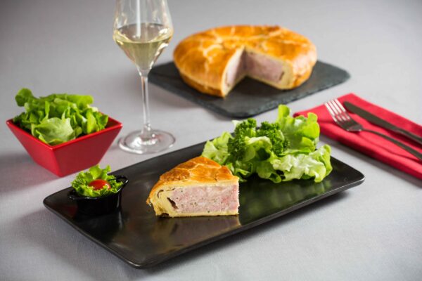 part de tourte à la volaille