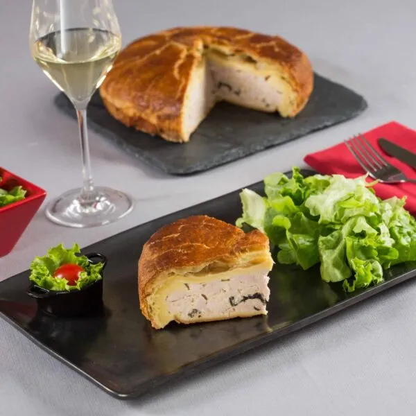 part de tourte bouchée à la reine