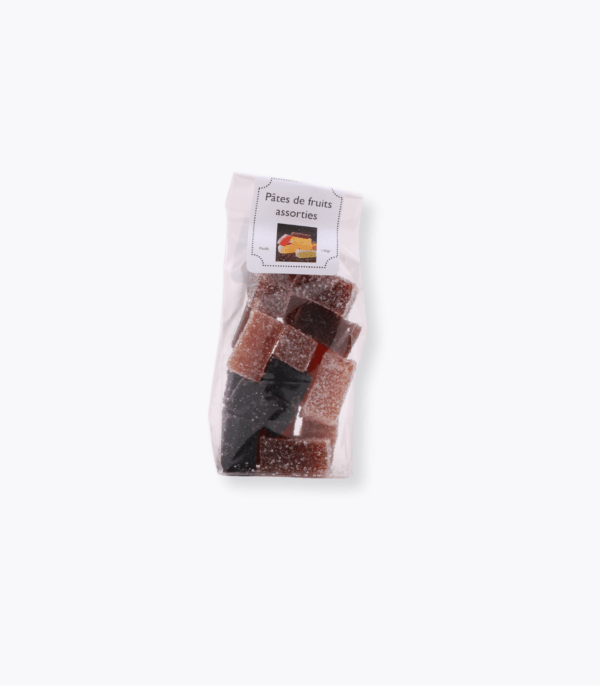 sachet des pâtes de fruits