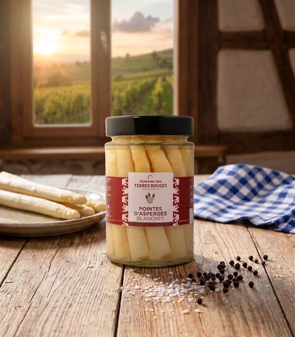 pointes d'asperges sur cuisine