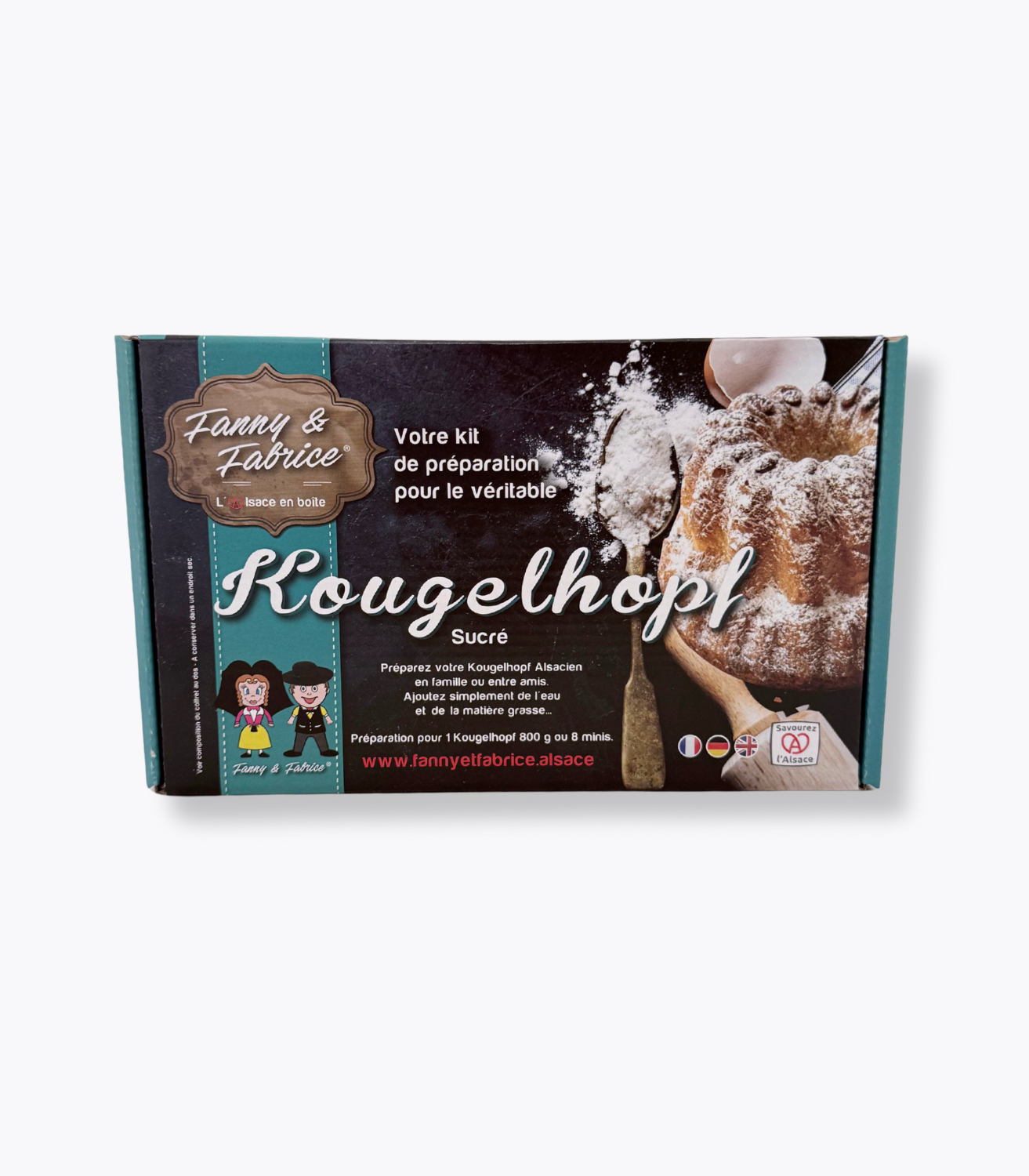 boite de préparation pour kougelhopf sucré