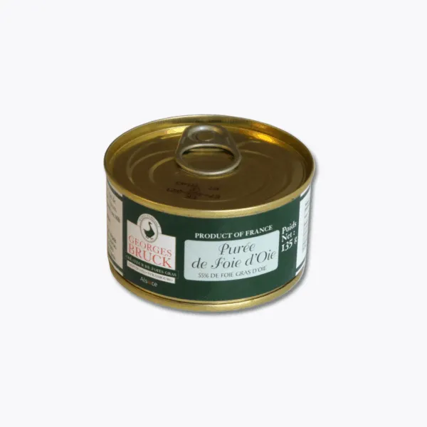 conserve de mousse de foie d'oie