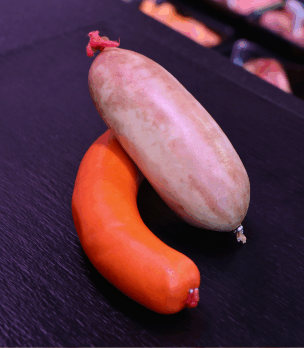 duo alsacien saucisse de foie et mettwurst