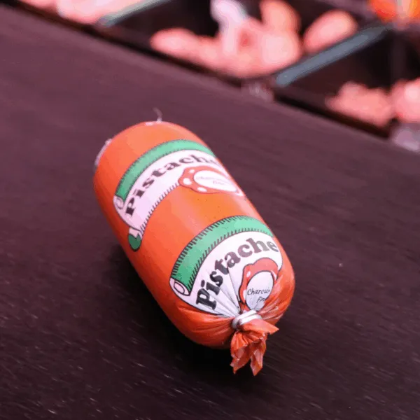 saucisse à la pistache