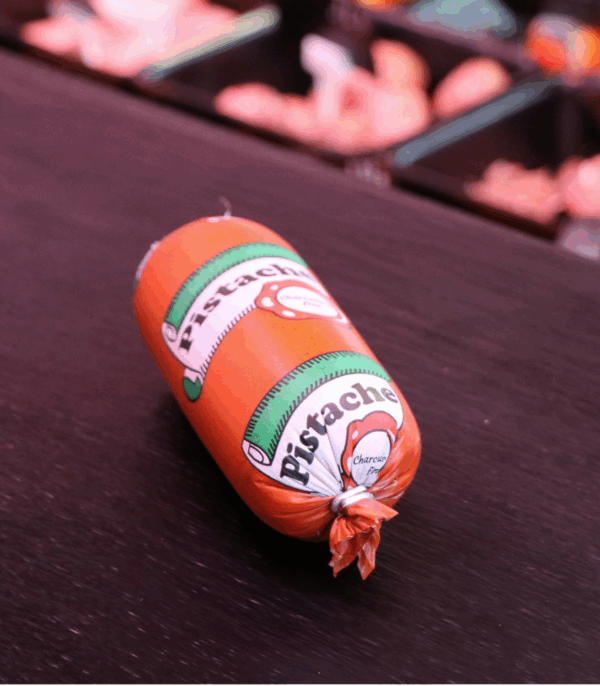saucisse à la pistache