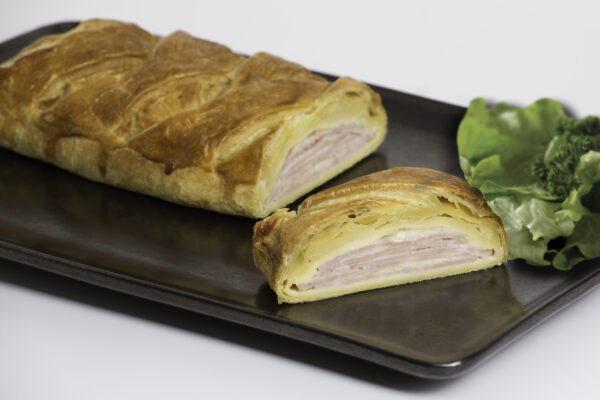 tresse au jambon entière avec tranches