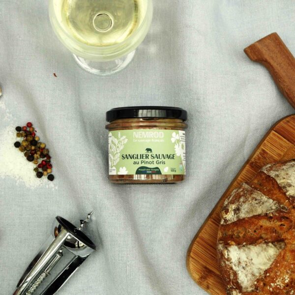 terrine de sanglier nemrod au pinot gris