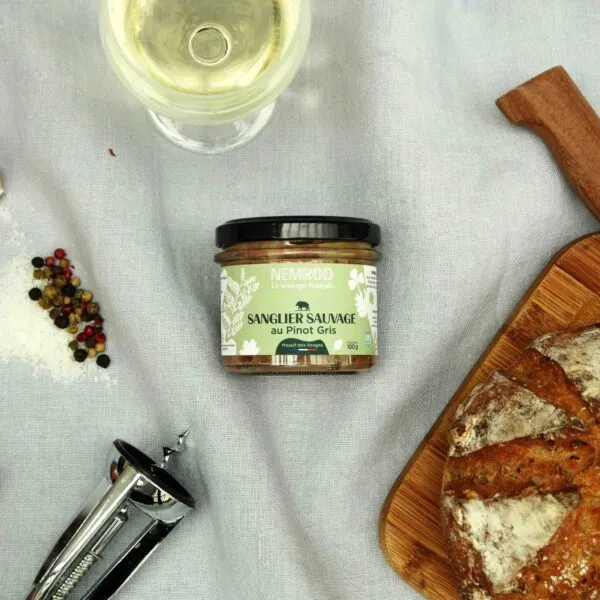 terrine de sanglier nemrod au pinot gris