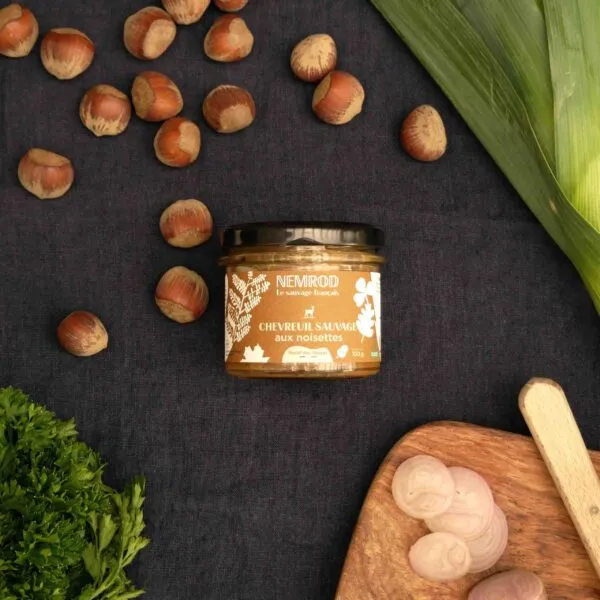 terrine de chevreuil nemrod aux noisettes