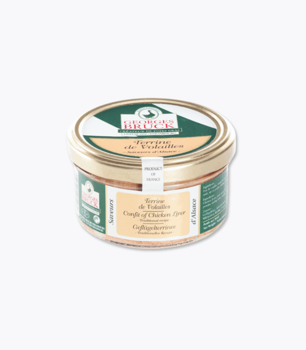 bocal de terrine de volailles au riesling