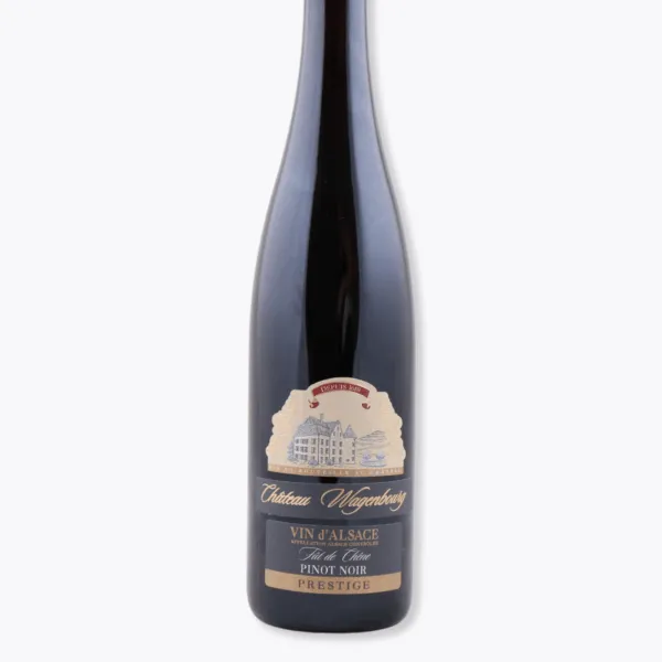 pinot noir prestige élevé en fut de chene chateau wagenbourg