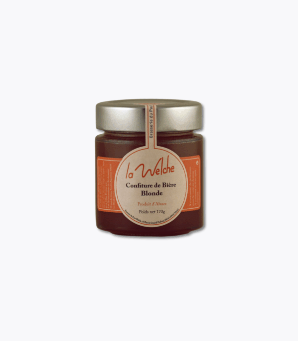 pot de confiture de bière blonde