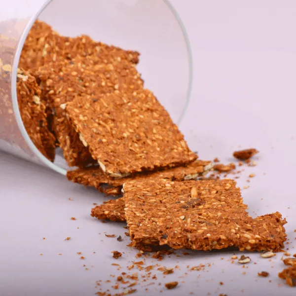 photo de crackers à base de drêches