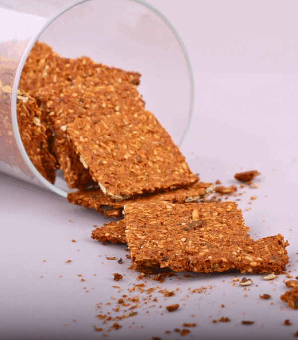 photo de crackers à base de drêches