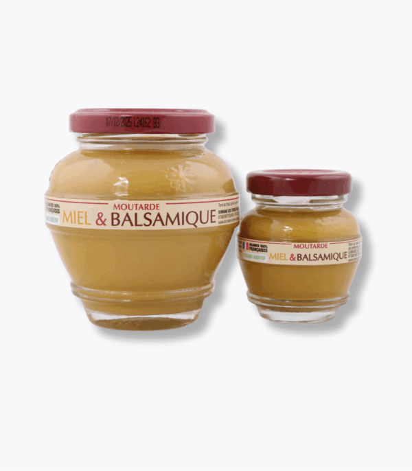 duo moutardes miel balsamique