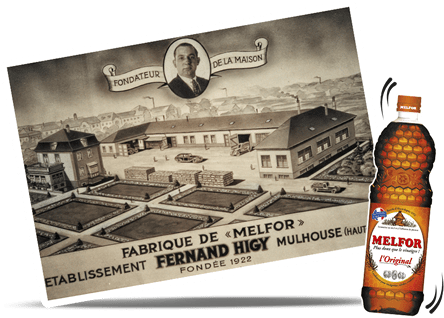 ancienne photo de l'usine melfor er son fondateur