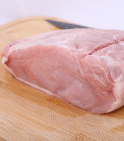 longe de porc crue