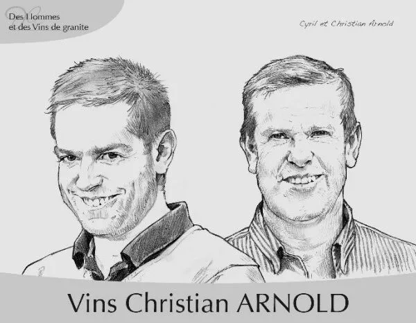 portrait cyril et christian arnold dessiné