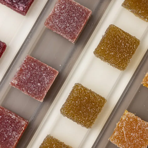carrés de pâtes de fruits