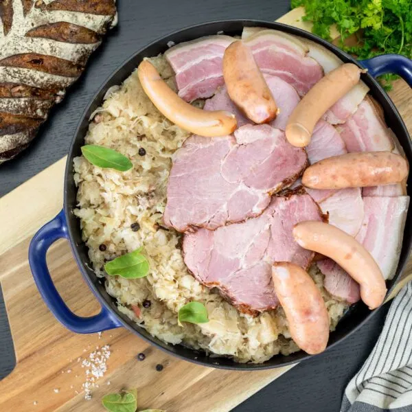 grande choucroute d'Alsace à partager