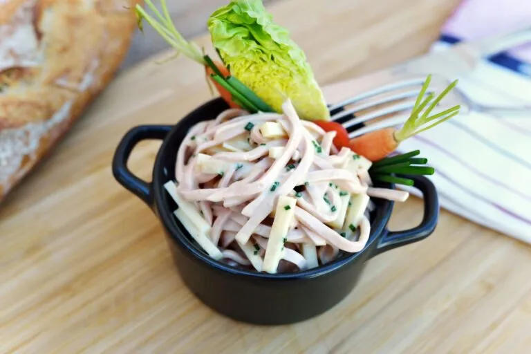 salade vigneronne dans un petit ramequin