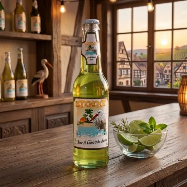 bière storcky dans bar