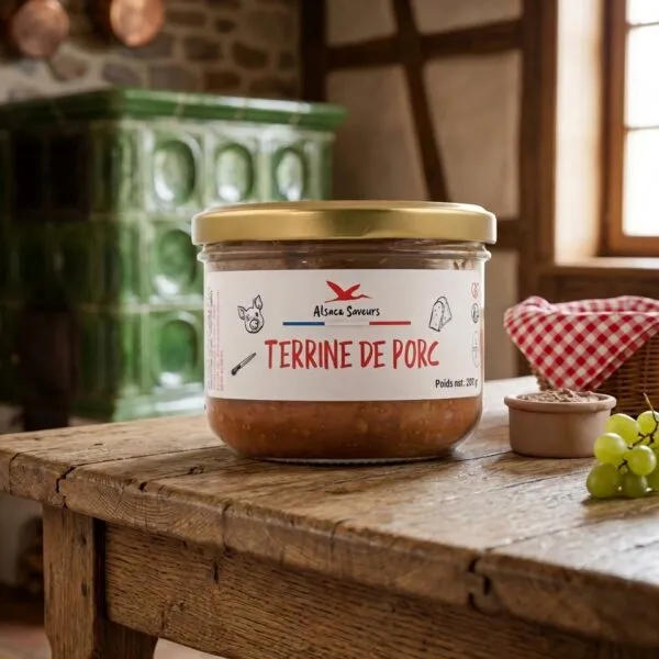 terrine de porc dans cuisine alsacienne