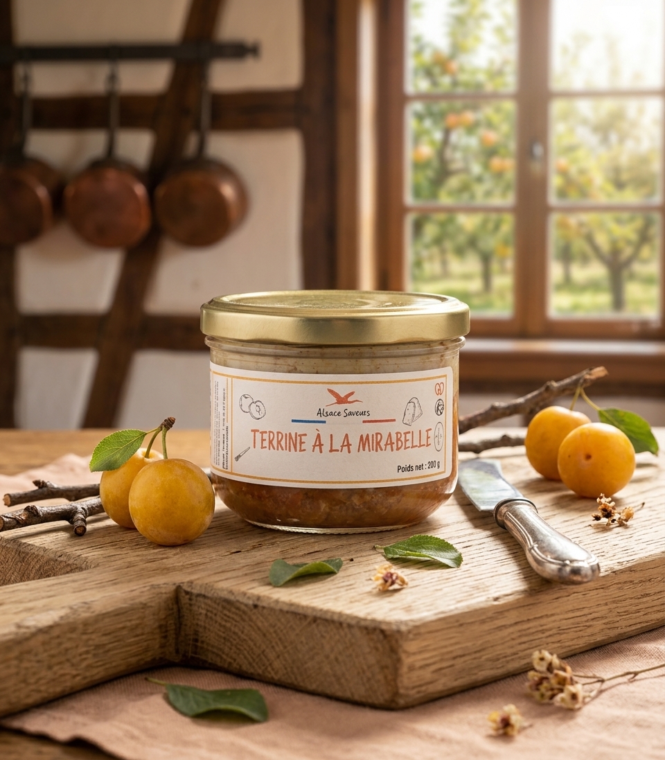 terrine de porc aux mirabelles paysage alsace