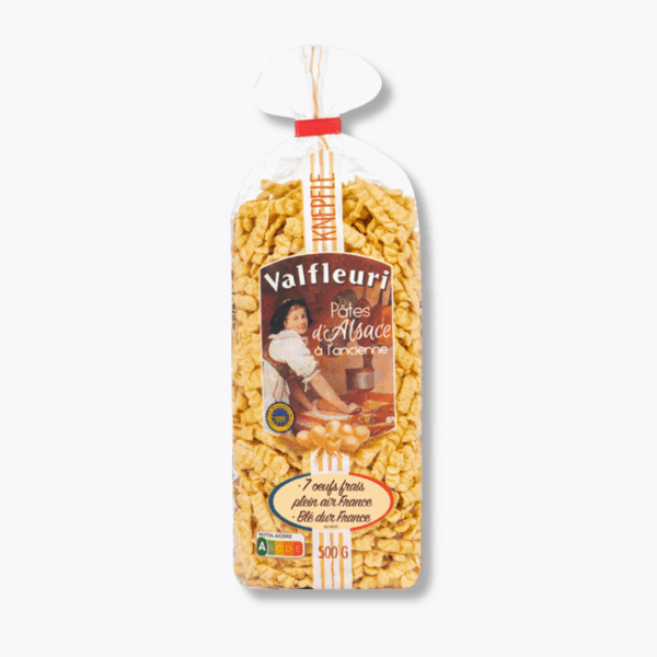 pâtes à l'ancienne d'Alsace en forme de knepfles