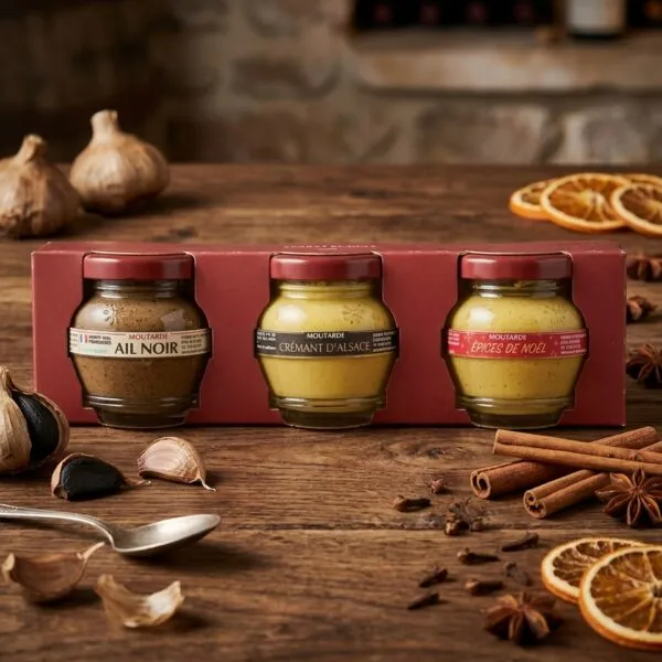 coffret moutardes de noël