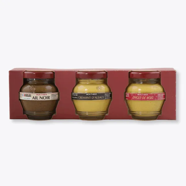 coffret 3 moutardes DTR