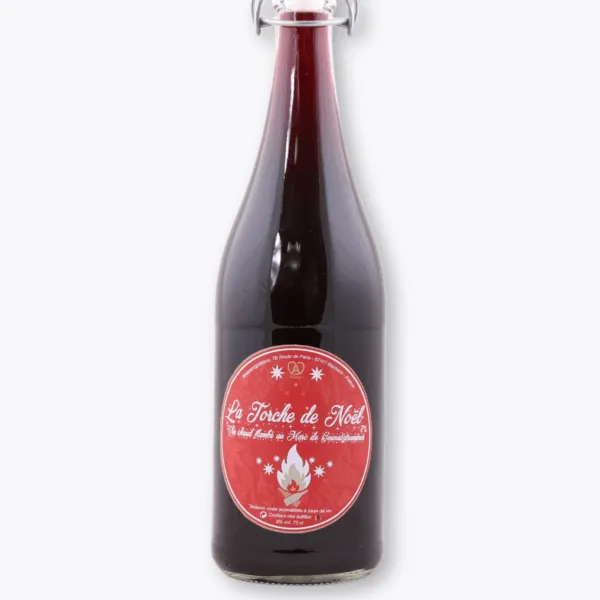 bouteille de 75cl vin chaud rouge au marc de GW