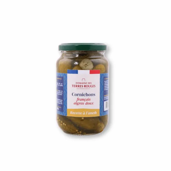 bocal de cornichons français