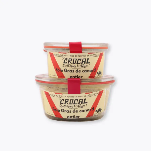 duo de foie gras entier de canard artisanal