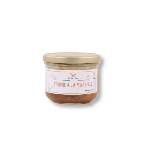 bocal de 200g de terrine mirabelle