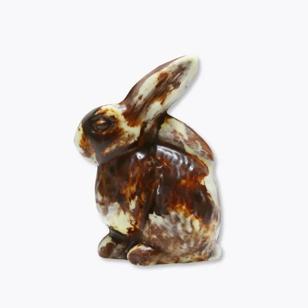 lapin en chocolat marbré