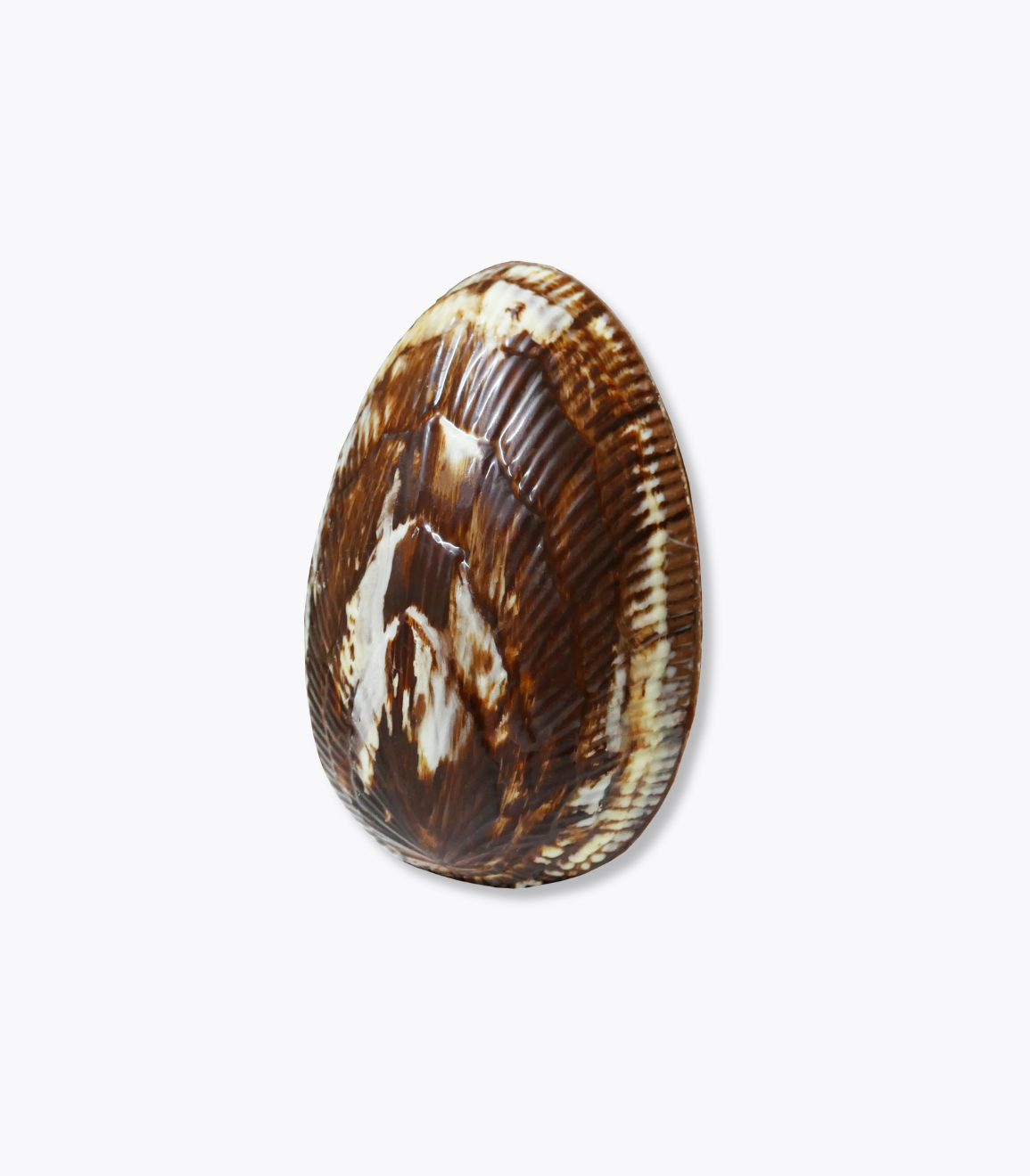 photo œuf marbré au chocolat au lait