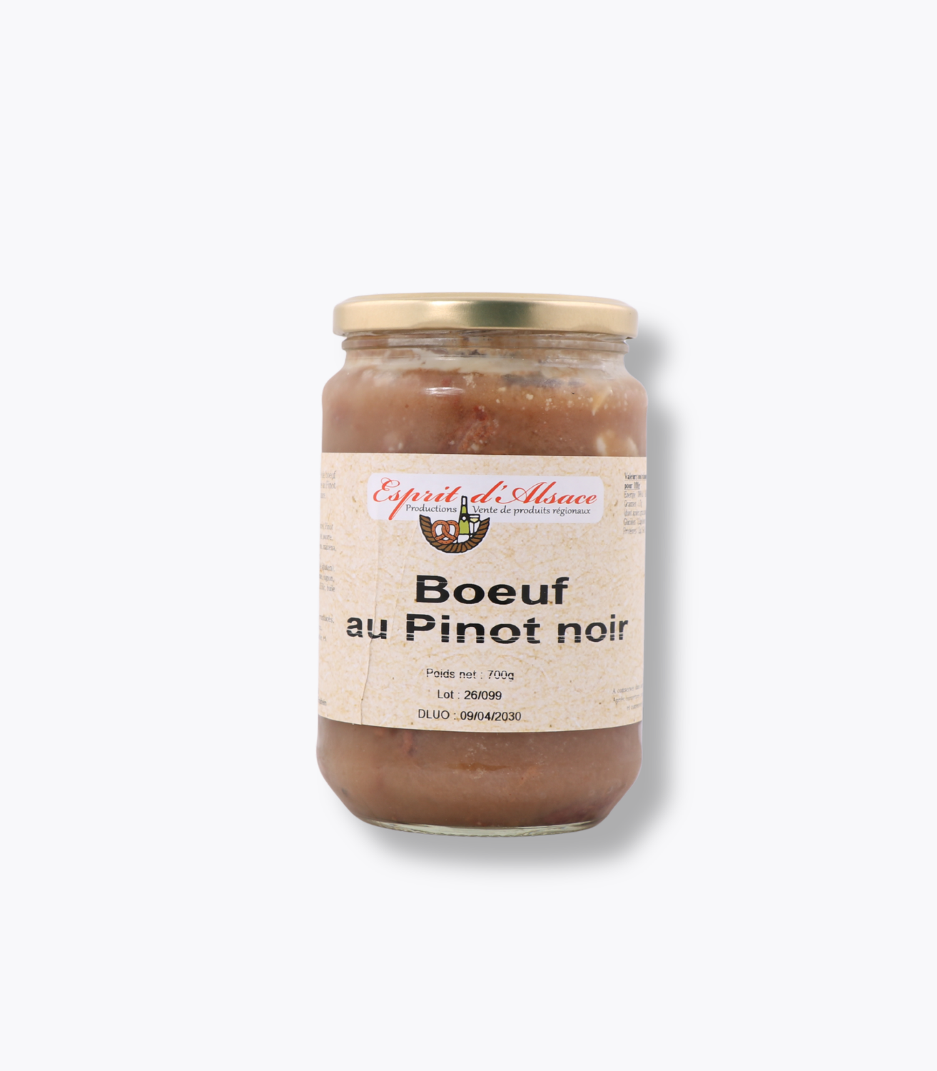 grand bocal bœuf pinot noir
