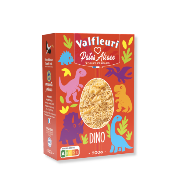 boîte pâtes dinosaures