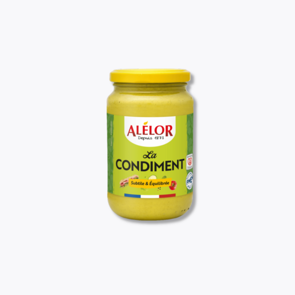 moutarde condiment 300g alélor