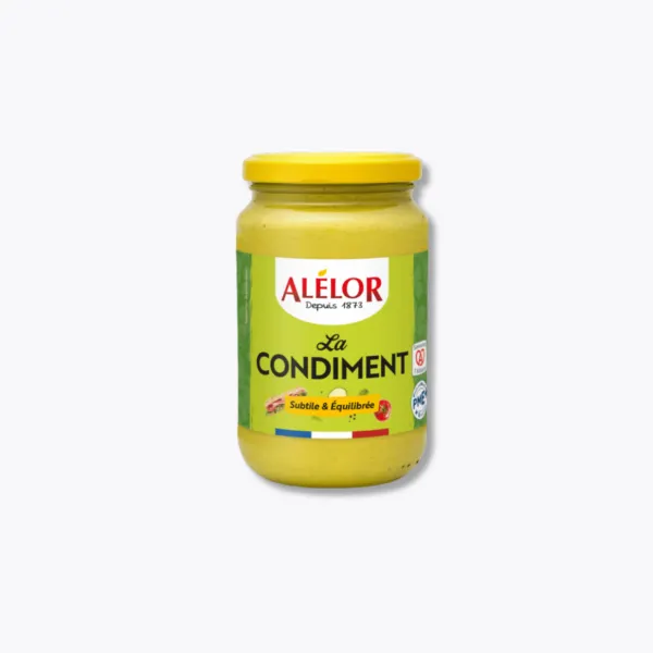 moutarde condiment 300g alélor