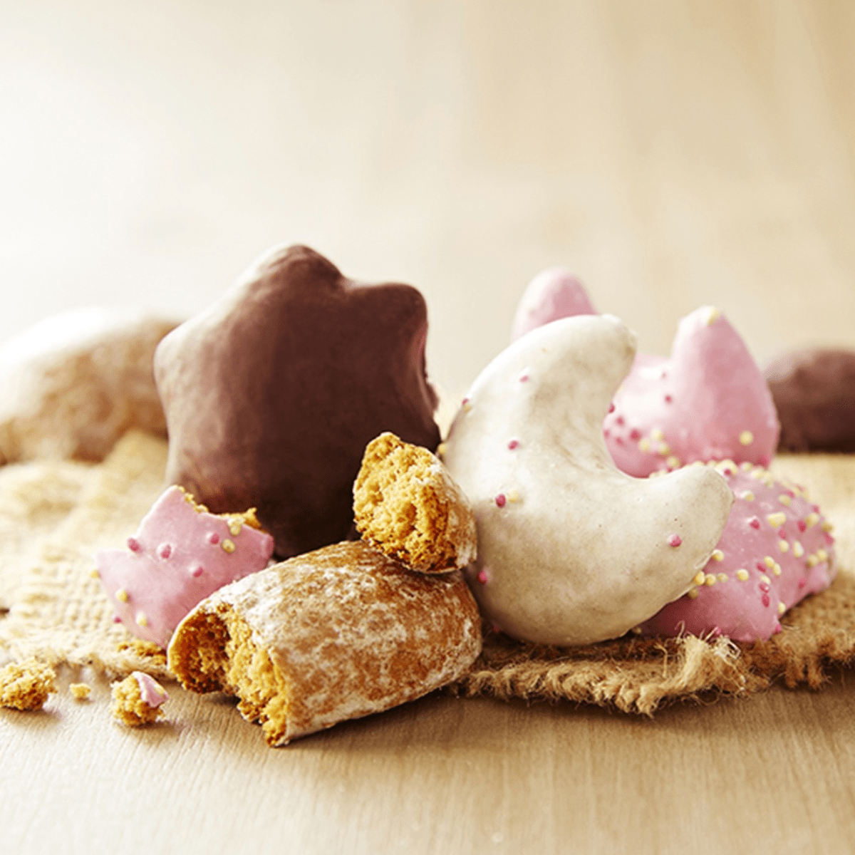 gateaux pain d'épices enrobés chocolat