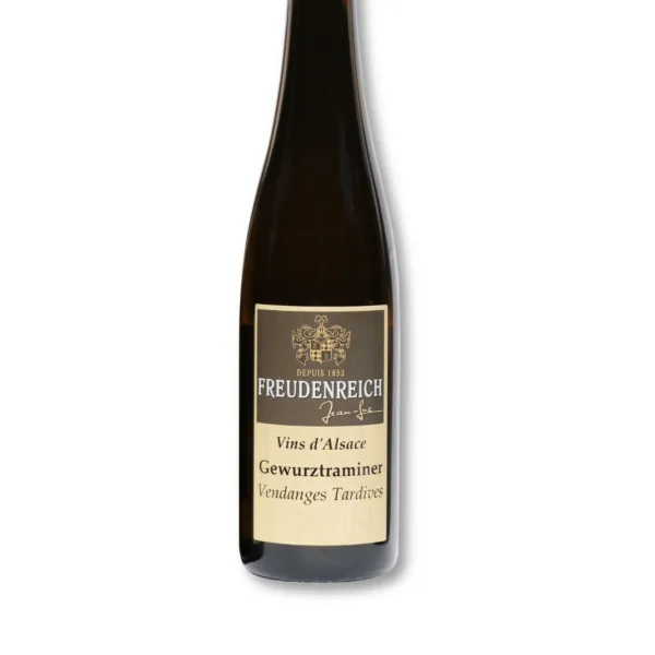 bouteille gewuztraminer vendanges tardives freudenreich
