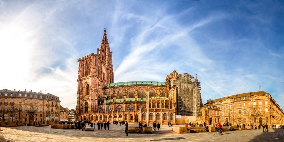 vue cathedrale strasbourg 